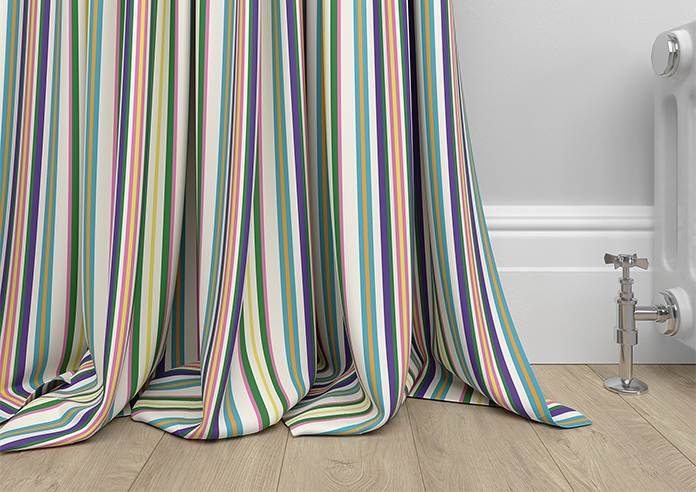 The British Stripe Co. Elizabeth, Notting Hill No.1 - Made to Measure Curtains - Image 6